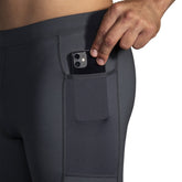 Brooks Pantaloni Run Visible Tight Uomo Grigio | NonSoloSport