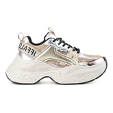 Sneakers Donna Buffalo Yuno Nappa Beige Rame | NonSoloSport