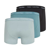 Boxer Uomo Calvin Klein Cotton Stretch 3 Pack Azzurro Nero | NonSoloSport