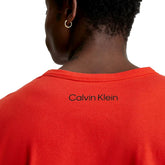 Calvin Klein T-Shirt Logo Label Uomo Arancione | NonSoloSport