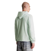 Felpa Uomo Calvin Klein Linear Logo Tst Cappuccio Mint | NonSoloSport