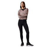 Giacca Donna Calvin Klein Full Zip Tortora | NonSoloSport
