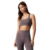 Top Sportivo Donna Calvin Klein Medio Impatto Grigio | NonSoloSport