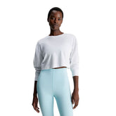 Felpa Donna Calvin Klein Girocollo Bianco | NonSoloSport