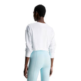 Felpa Donna Calvin Klein Girocollo Bianco | NonSoloSport