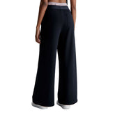 Calvin Klein Pantaloni Gamba Larga Donna Nero | NonSoloSport
