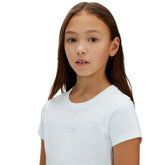 T-Shirt Bambino Calvin Klein Signature Bianco | NonSoloSport