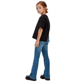 Jeans Bambina Calvin Klein Flare Blu | NonSoloSport