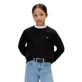 Felpa Ragazzo Calvin Klein Mini Badge Nero | NonSoloSport