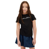 T-Shirt Ragazzo Calvin Klein Seasonal Nero | NonSoloSport