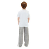 Jeans Ragazzo Calvin Klein Barrel Stone Grigio | NonSoloSport