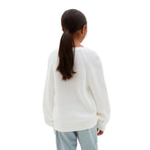 Maglione Ragazzo Calvin Klein Interest Bianco Nero | NonSoloSport