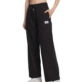 Calvin Klein Pantalone Wide Badge Donna Nero | NonSoloSport