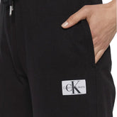 Calvin Klein Pantalone Wide Badge Donna Nero | NonSoloSport