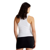 Calvin Klein Canotta Racer Micro Donna Bianco | NonSoloSport