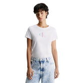 T-Shirt Donna Calvin Klein Gradient Bianco | NonSoloSport