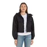 Giacca Donna Calvin Klein Aop In Tone Nero | NonSoloSport