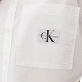Camicia Donna Calvin Klein Crop Bianco | NonSoloSport