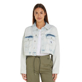 Giacca Donna Calvin Klein Crop Over Azzurro | NonSoloSport