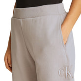 Pantaloni Tuta Donna Calvin Klein Monogram Beige | NonSoloSport