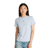 T-Shirt Donna Calvin Klein Woven Lable Azzurro | NonSoloSport