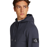 Felpa Uomo Calvin Klein Badge Blu | NonSoloSport
