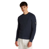 Maglione Uomo Calvin Klein Stemma Blu | NonSoloSport