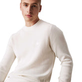 Maglione Uomo Calvin Klein Stemma Bianco | NonSoloSport