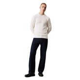 Maglione Uomo Calvin Klein Stemma Bianco | NonSoloSport