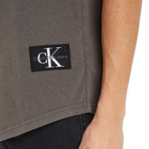 T-Shirt Uomo Calvin Klein Stemma Grigio | NonSoloSport