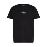 T-Shirt Uomo Calvin Klein Monogramma Nero | NonSoloSport