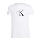 T-Shirt Uomo Calvin Klein Outline Bianco | NonSoloSport