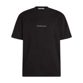 T-Shirt Uomo Calvin Klein Grid Monogram Nero | NonSoloSport
