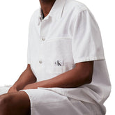 Camicia Uomo Calvin Klein Denim Bianco | NonSoloSport