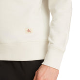 Felpa Uomo Calvin Klein Girocollo Panna | NonSoloSport
