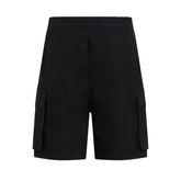 Shorts Cargo Uomo Calvin Klein Washed Ripstop Nero | NonSoloSport