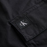 Shorts Cargo Uomo Calvin Klein Washed Ripstop Nero | NonSoloSport