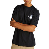 T-Shirt Uomo Calvin Klein Monogram Nero | NonSoloSport