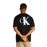 T-Shirt Uomo Calvin Klein Monogram Nero | NonSoloSport
