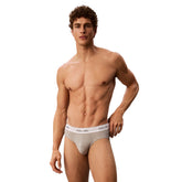 Slip Uomo Calvin Klein Icon Cotton Stretch 3 Pack Nero Grigio Blu | NonSoloSport