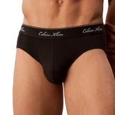 Slip Uomo Calvin Klein Icon Cotton Stretch 3 Pack Nero | NonSoloSport