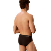 Slip Uomo Calvin Klein Icon Cotton Stretch 3 Pack Nero | NonSoloSport