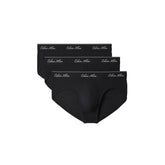 Slip Uomo Calvin Klein Icon Cotton Stretch 3 Pack Nero | NonSoloSport