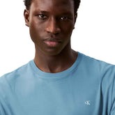 T-shirt Uomo Calvin Klein Smooth Solid Tee Azzurro | NonSoloSport