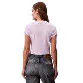 T-Shirt Donna Calvin Klein Monologo Lilla | NonSoloSport