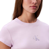 T-Shirt Donna Calvin Klein Monologo Lilla | NonSoloSport