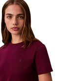 T-Shirt Donna Calvin Klein Monogramma Viola | NonSoloSport