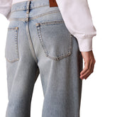 Jeans Donna Calvin Klein 90s Straight Basset Blu | NonSoloSport