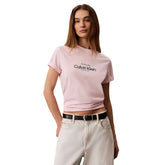 T-Shirt Donna Calvin Klein NYC Classic Rosa | NonSoloSport