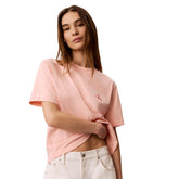 T-Shirt Donna Calvin Klein Monologo Rosa | NonSoloSport